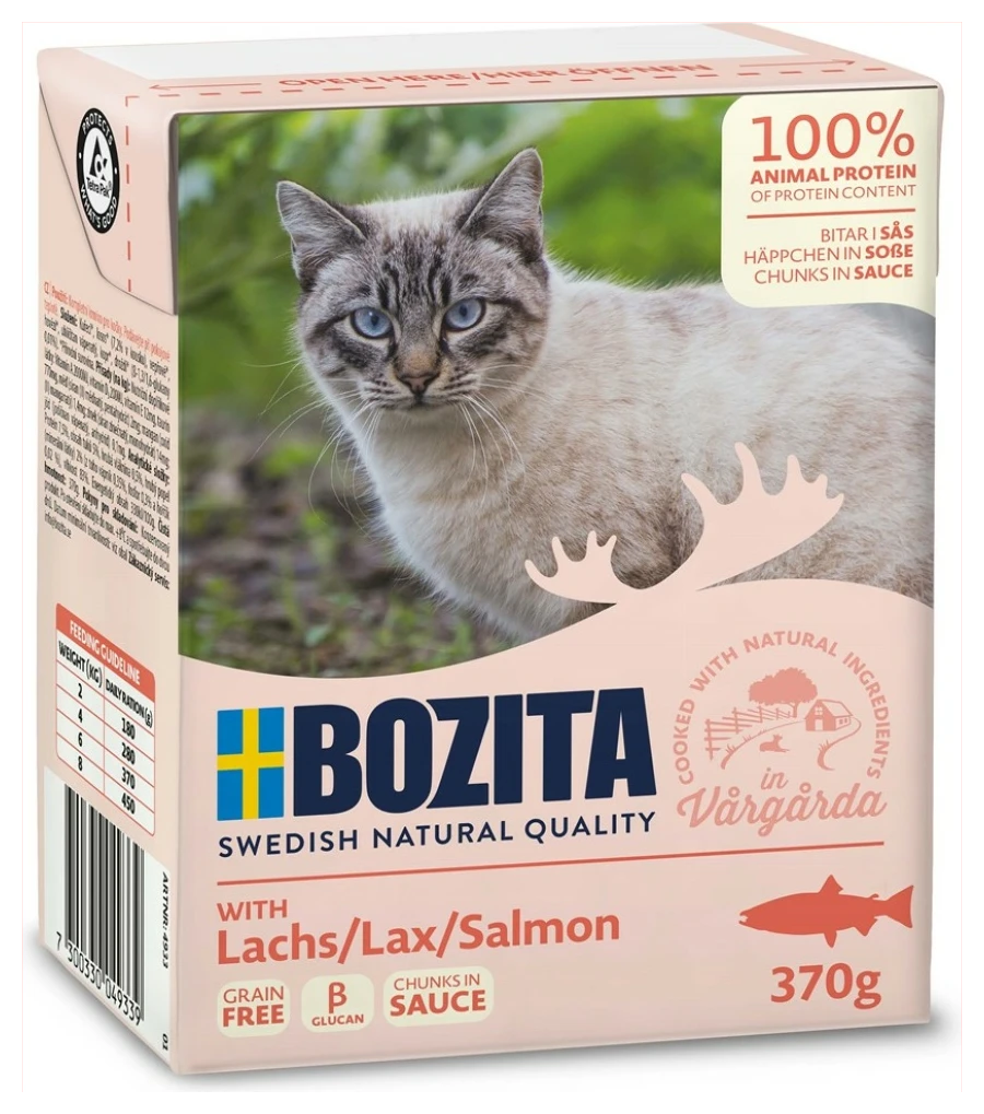 Bozita Tet/Sås Lax 370g