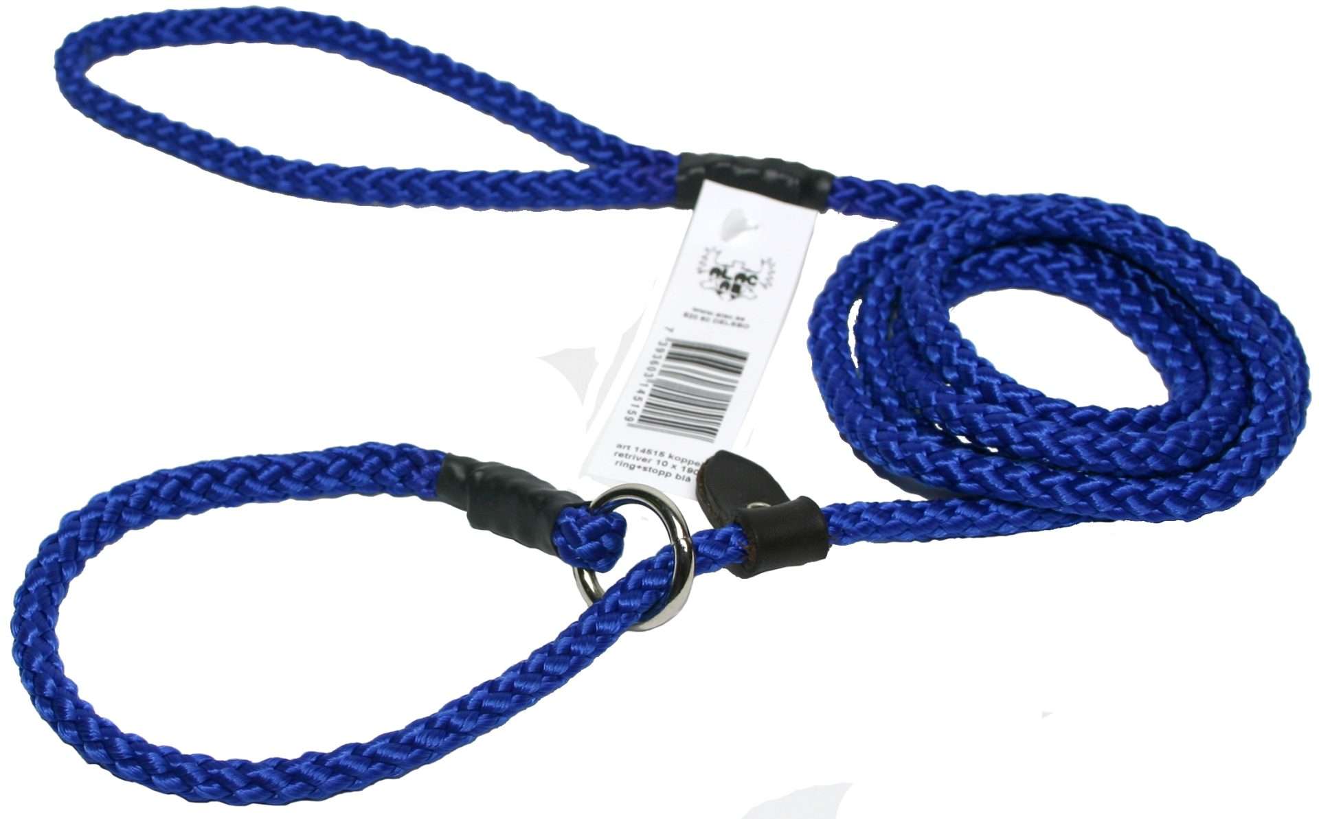 Retriverkoppel Nylon blå Alac