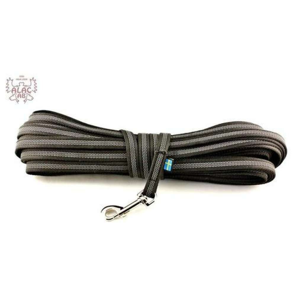 Spårlina Gummerad 15m/12mm Svart