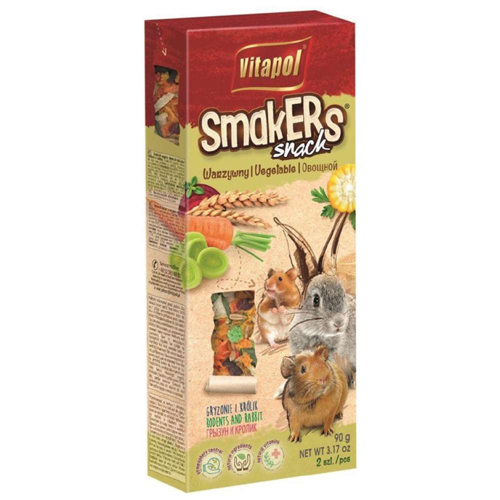 VITAPOL SMAKERS GNAGARE GRÖNSAKER 90GR