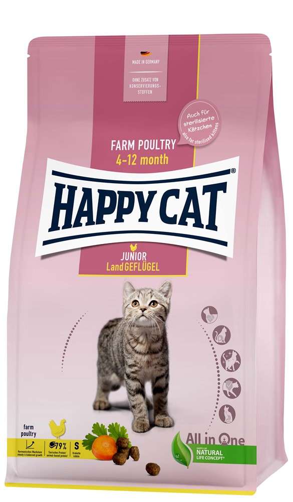 HappyCat Junior Fågel 10kg