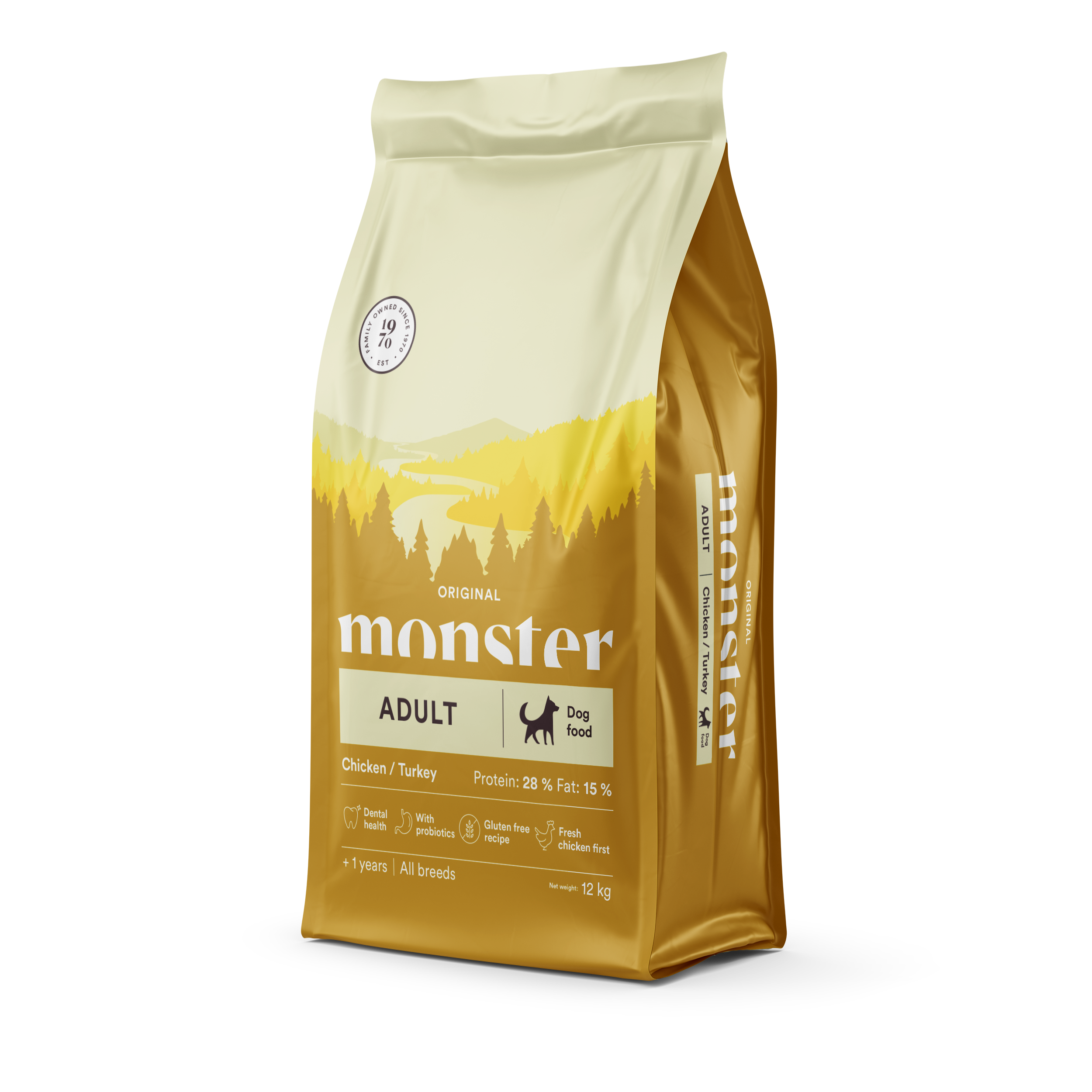 Monster Dog Original Adult Chicken/Turkey 12 kg