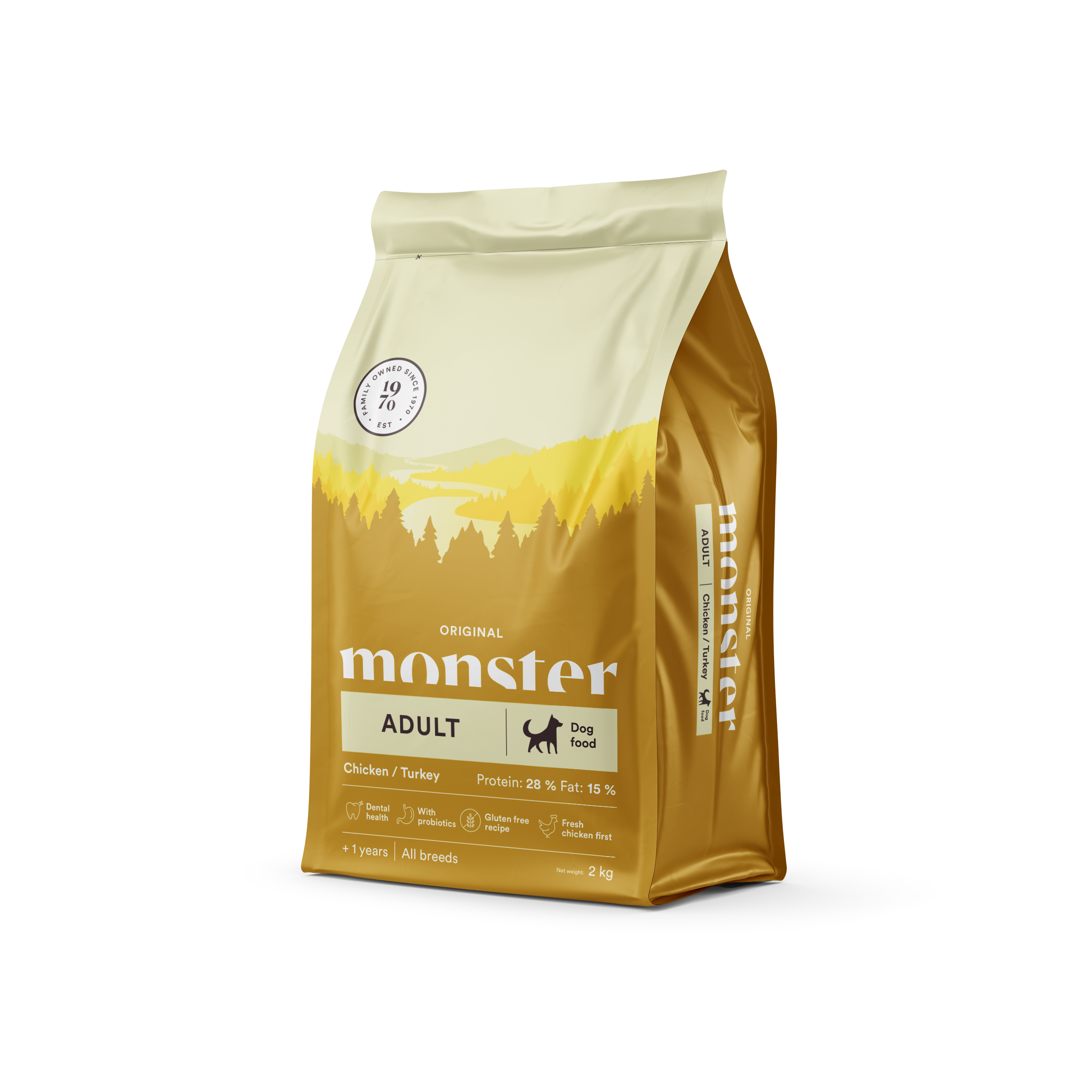 Monster Dog Original Adult Chicken/Turkey 2 kg