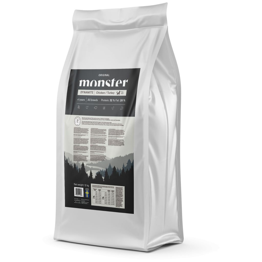 Monster Dog Original Dynamite Chicken/Turkey 12 kg