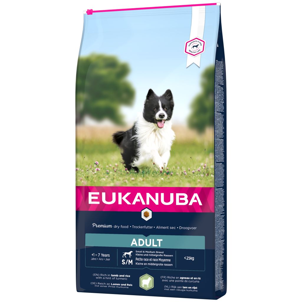 Eukanuba Dog Adult Small / Medium Lamb & Rice 12 kgc