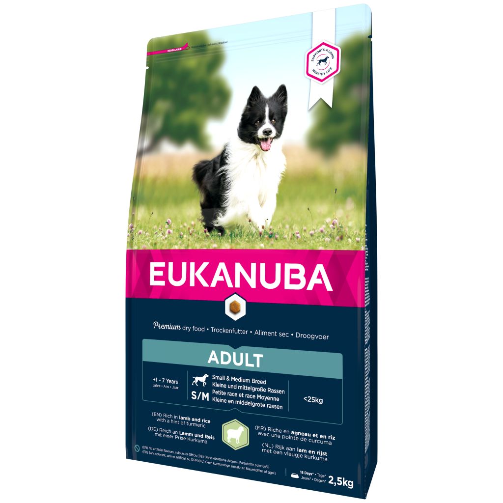 Eukanuba Dog Adult Small / Medium Lamb & Rice 2