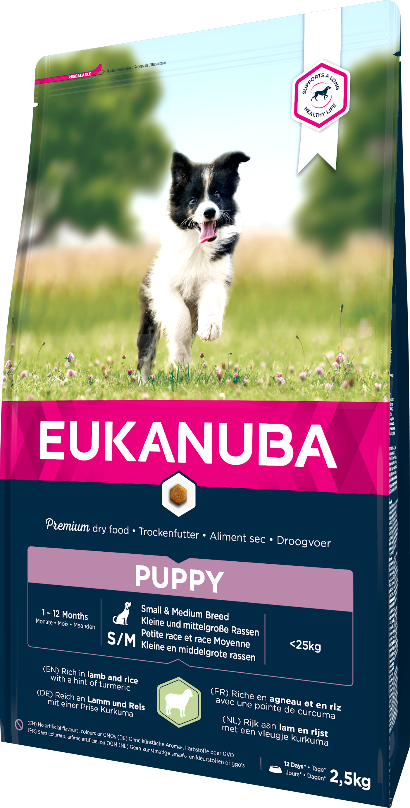 Eukanuba Dog Puppy Small / Medium Lamb & Rice 2 Eukanuba Dog Puppy Small / Medium Lamb & Rice 2