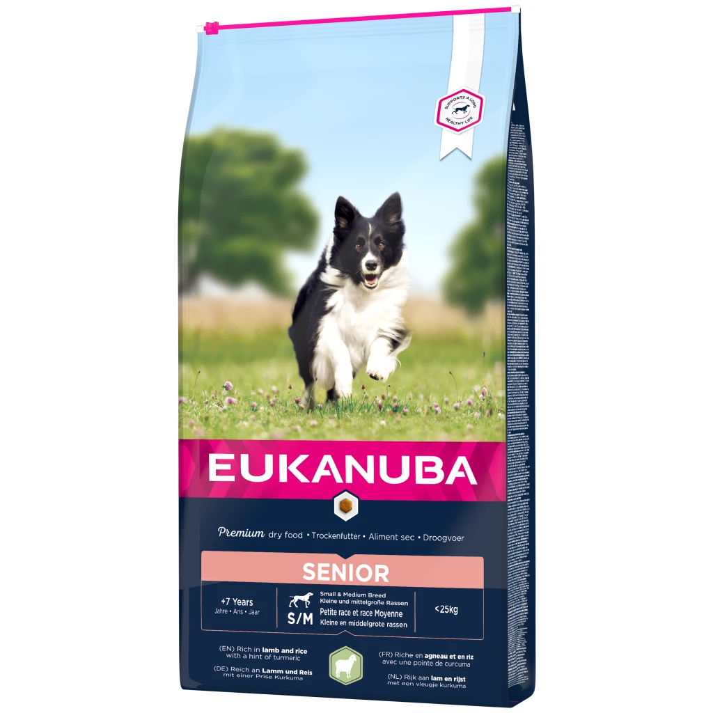 Eukanuba Dog Senior Small / Medium Lamb & Rice 12 kg