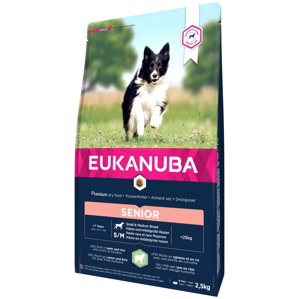Eukanuba Dog Senior Small / Medium Lamb & Rice 2
