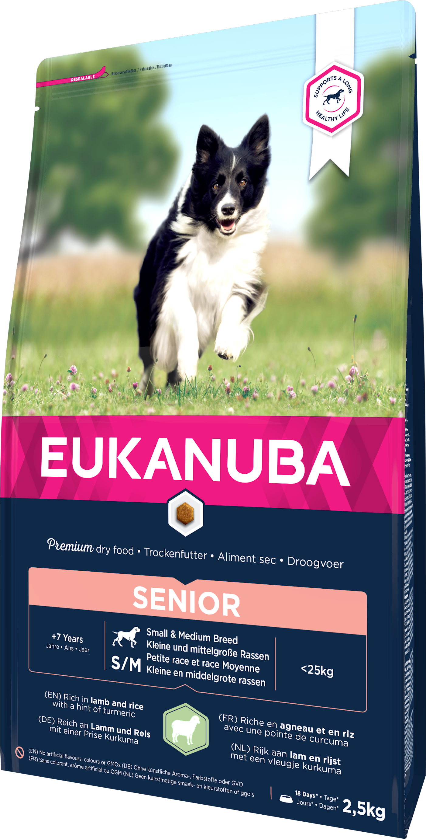 Eukanuba Dog Senior Small / Medium Lamb & Rice 2 Eukanuba Dog Senior Small / Medium Lamb & Rice 2