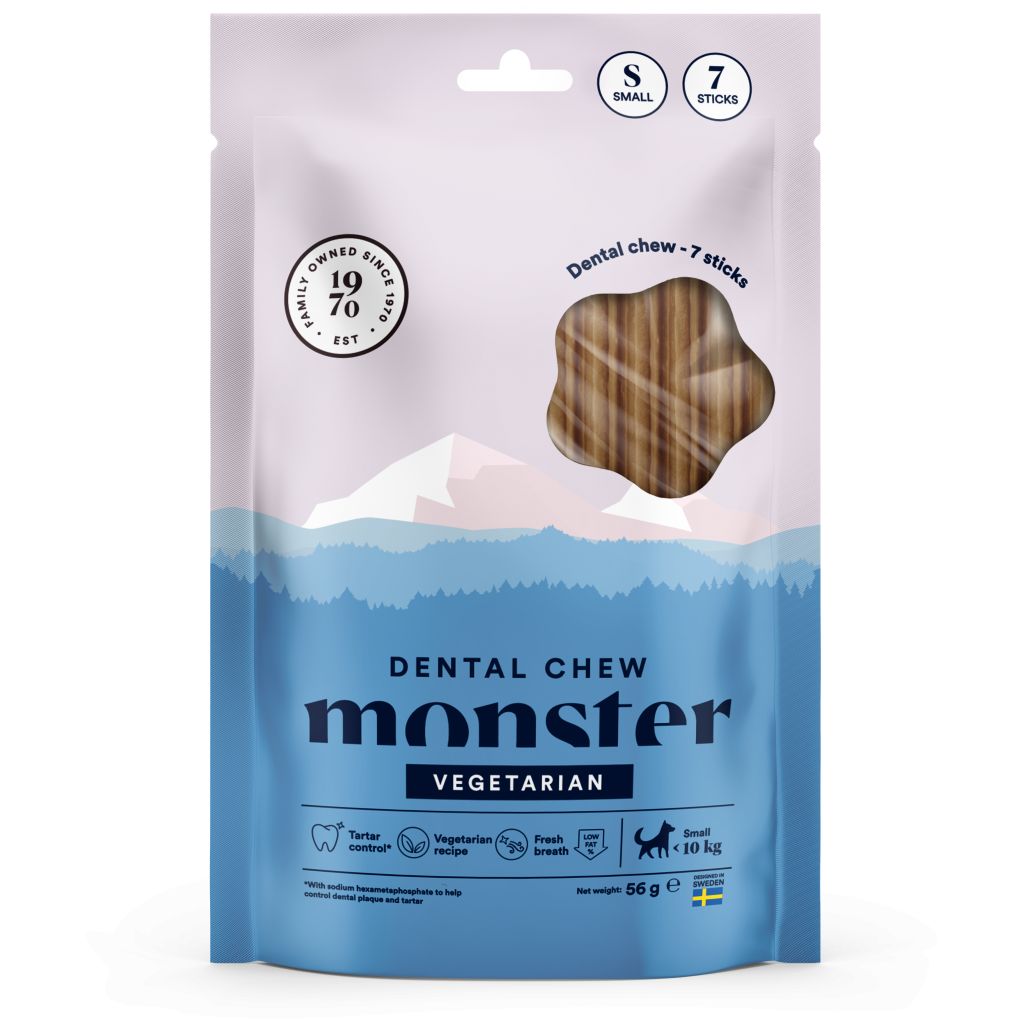 Monster Dog Dental Chew Vegetarian Small Week 7 pcs 56 g