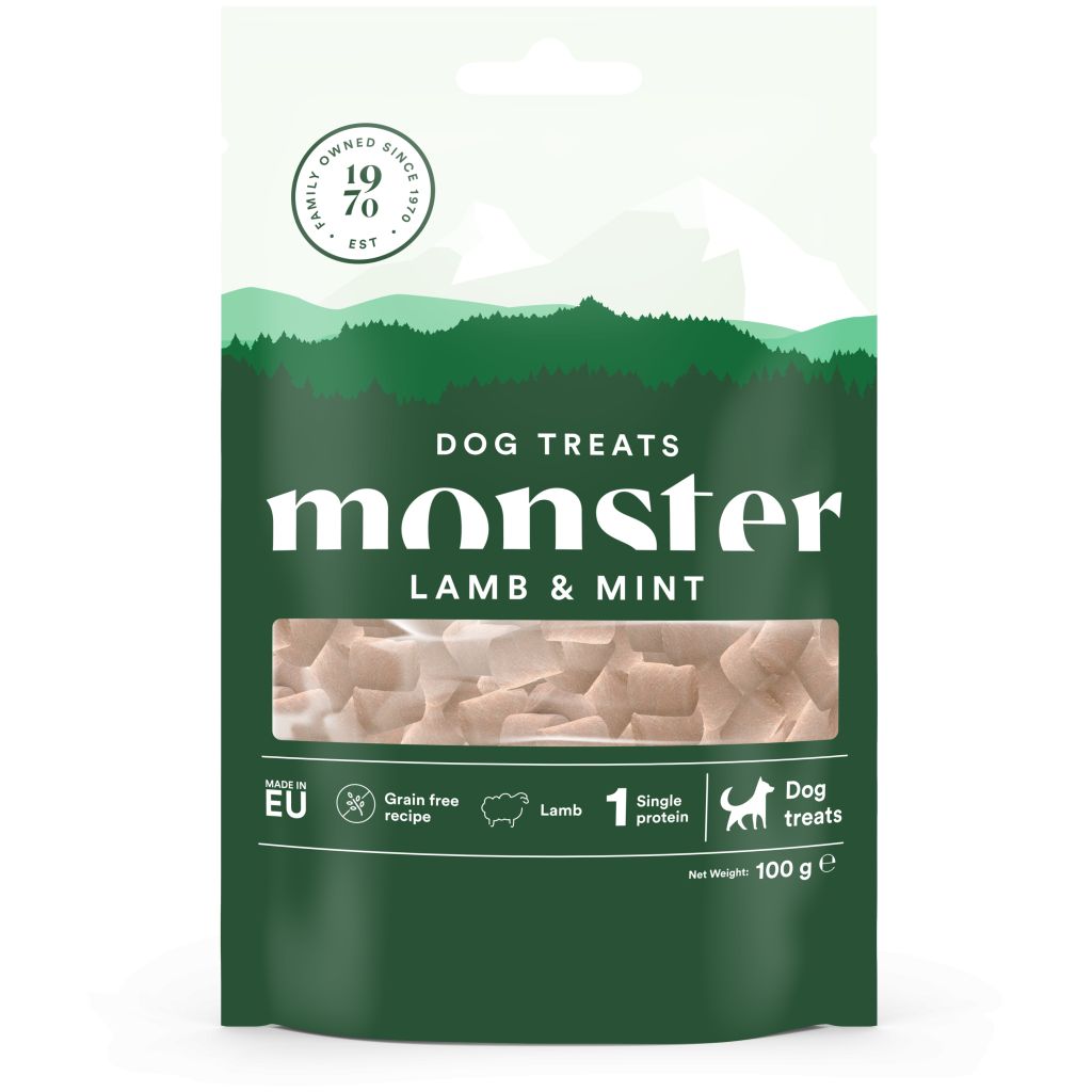 Monster Dog Treats Baked Lamb & Mint 100 g