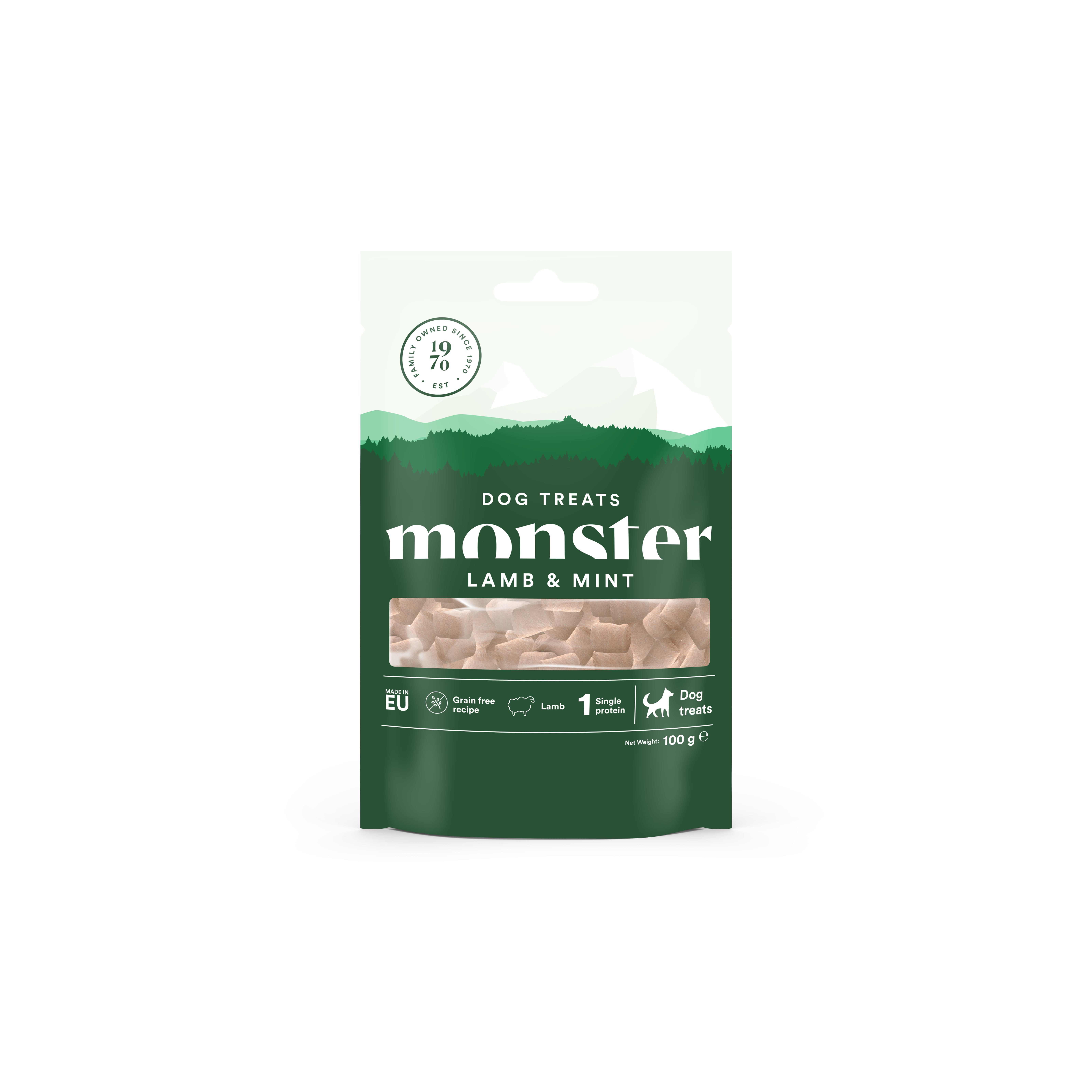 Monster Dog Treats Baked Lamb & Mint 100 g Monster Dog Treats Baked Lamb & Mint 100 g