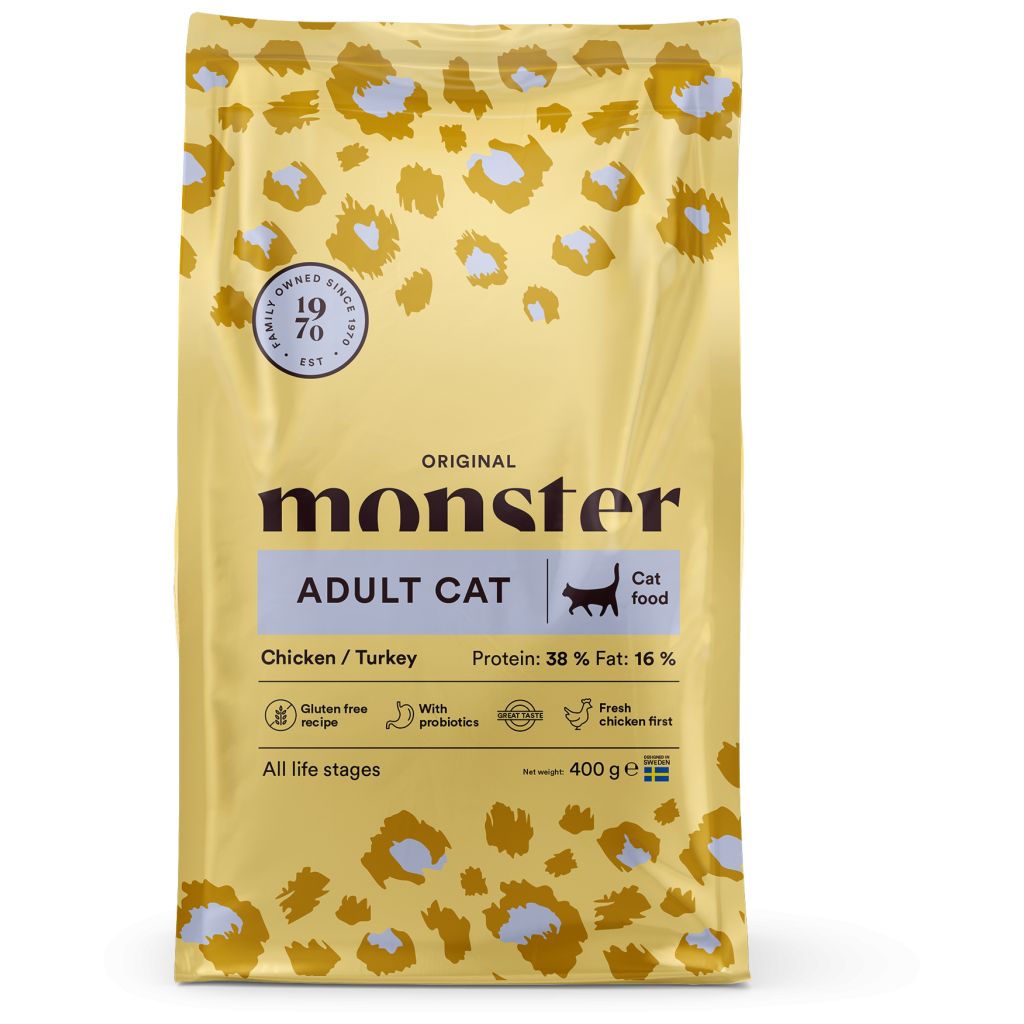 Monster Cat Original Adult Chicken/Turkey 400 g