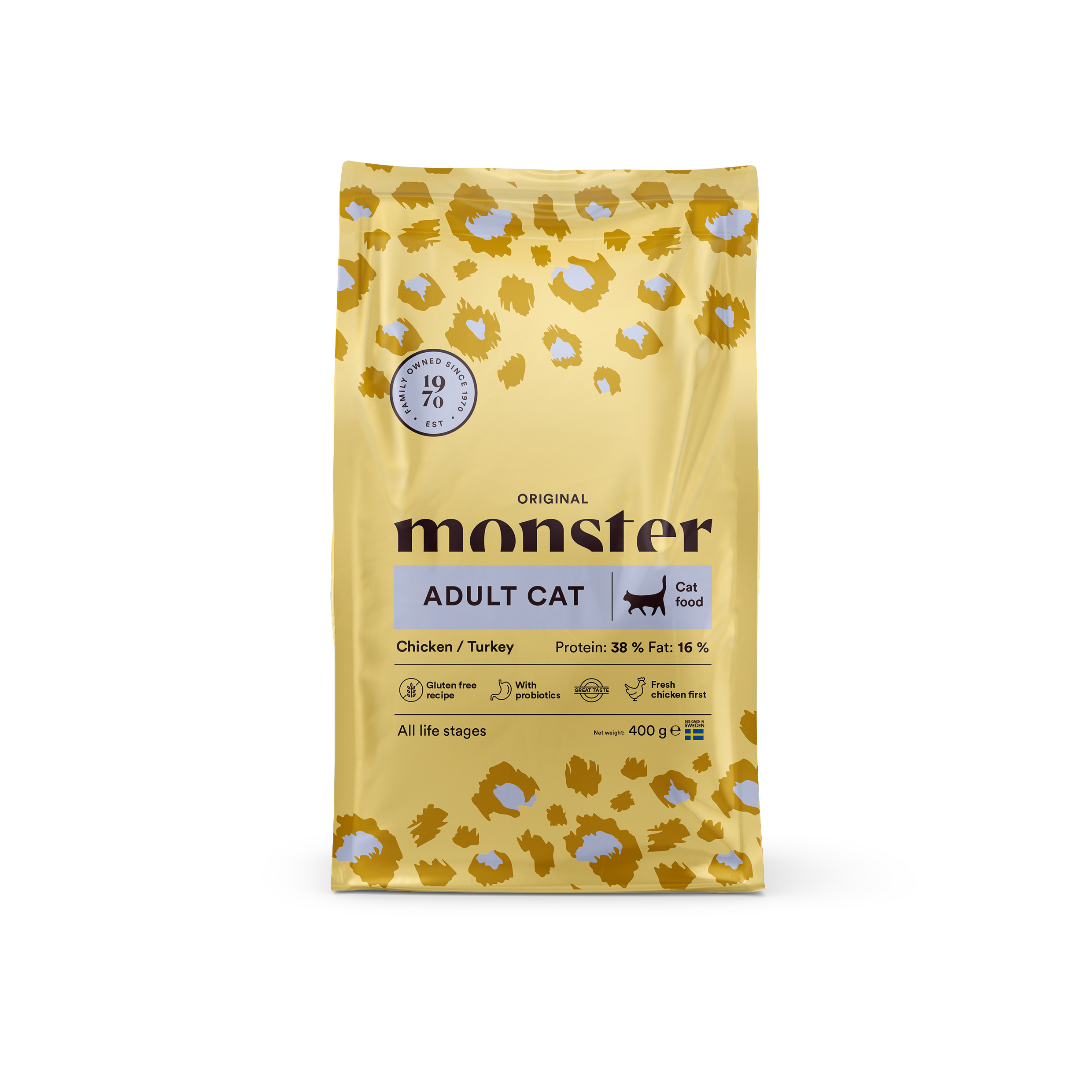 Monster Cat Original Adult Chicken/Turkey 400 g