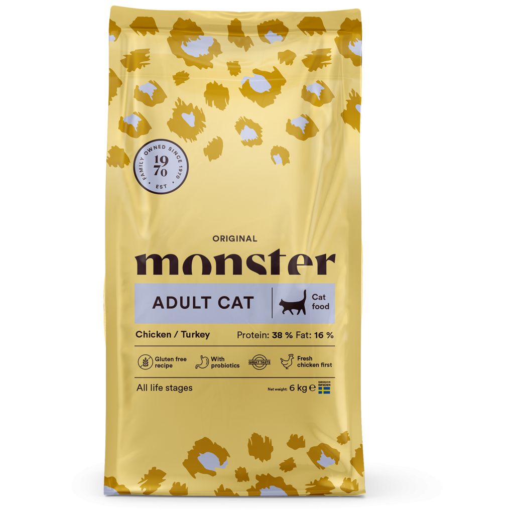 Monster Cat Original Adult Chicken/Turkey 6 kg