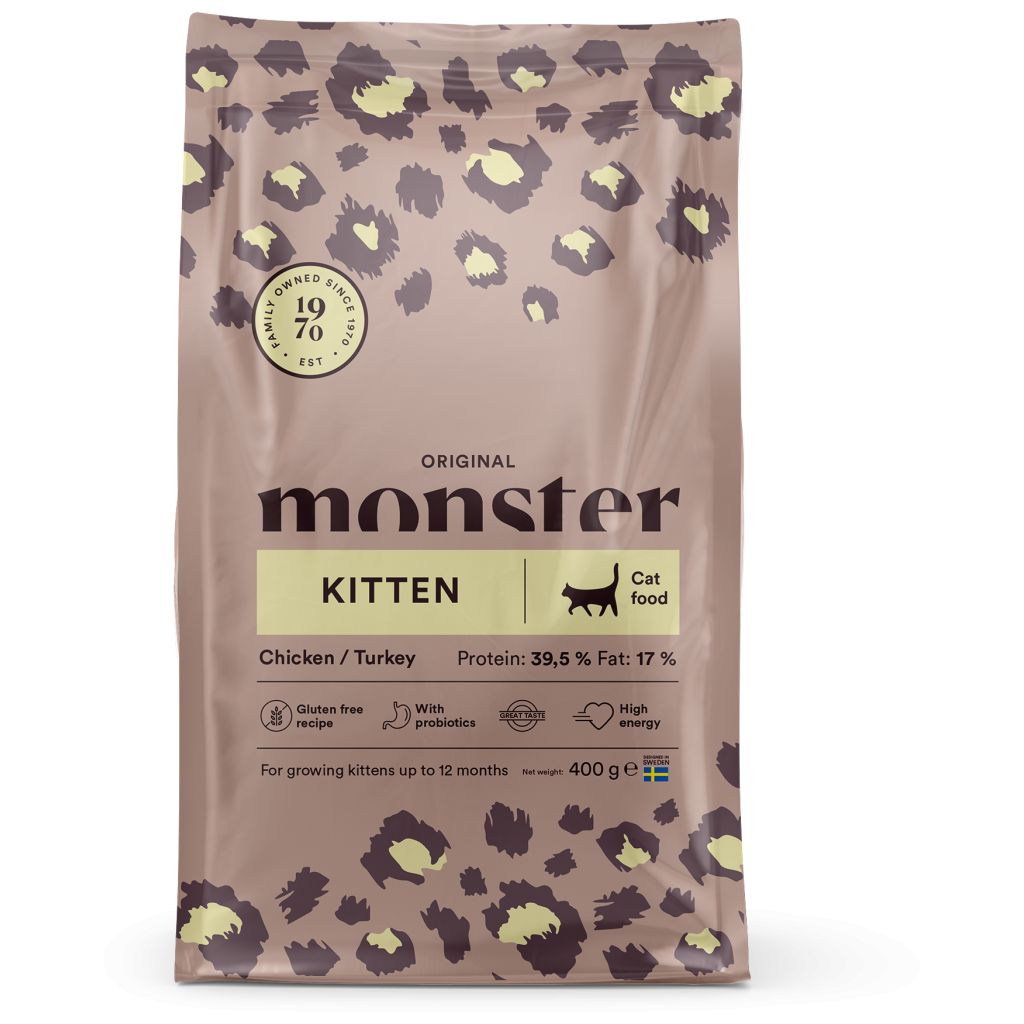Monster Cat Original Kitten Chicken/Turkey 400 g