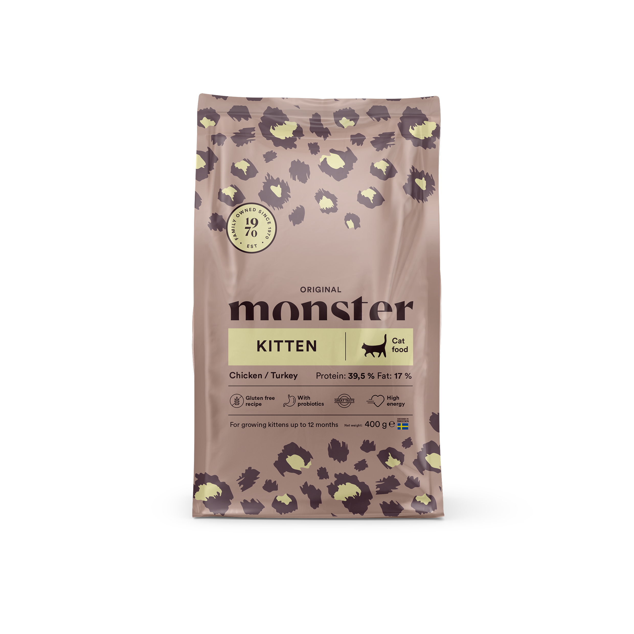 Monster Cat Original Kitten Chicken/Turkey 400 g Monster Cat Original Kitten Chicken/Turkey 400 g
