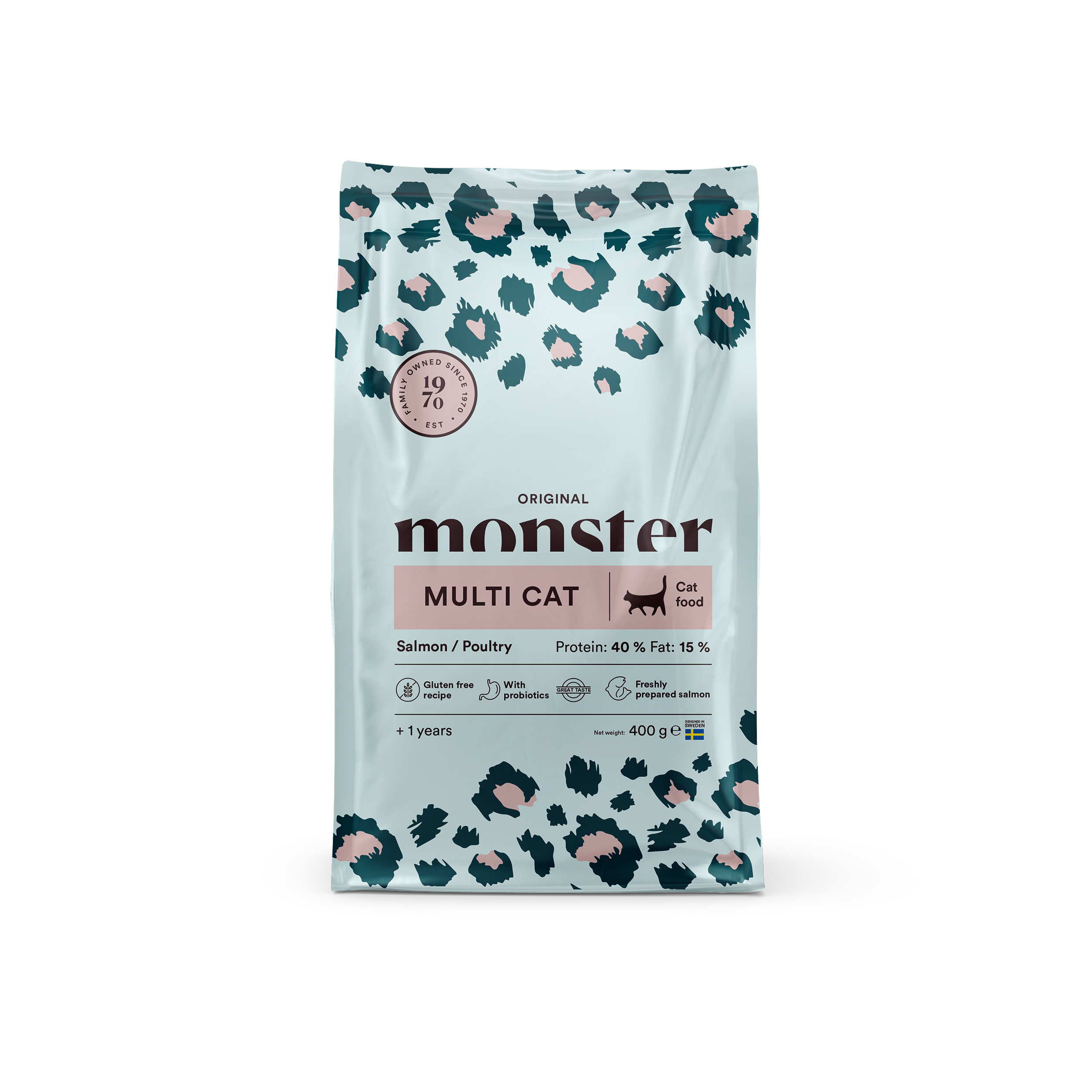 Monster Cat Original Multicat Salmon/Poultry 400 g