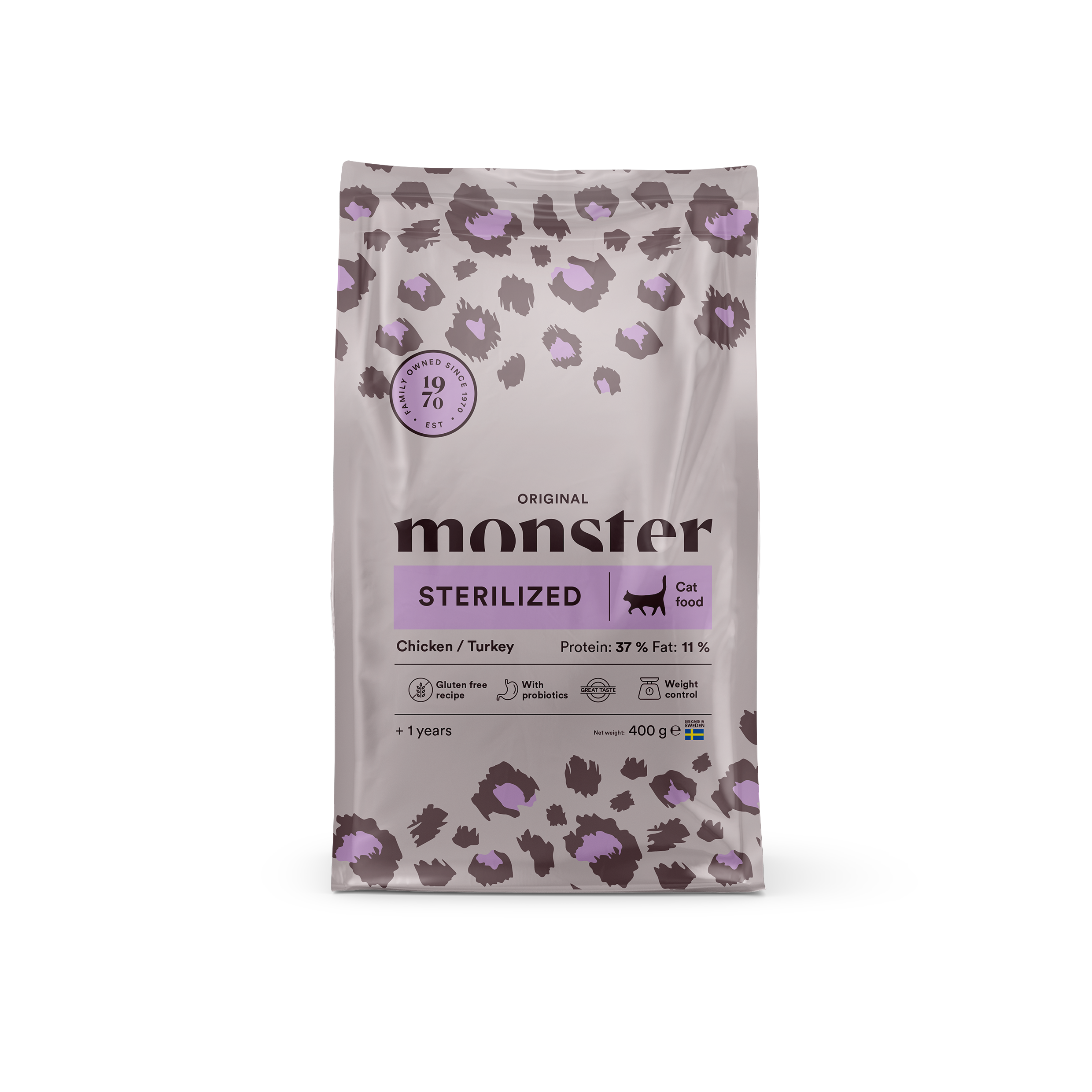 Monster Cat Original Sterilized Chicken/Turkey 400 g