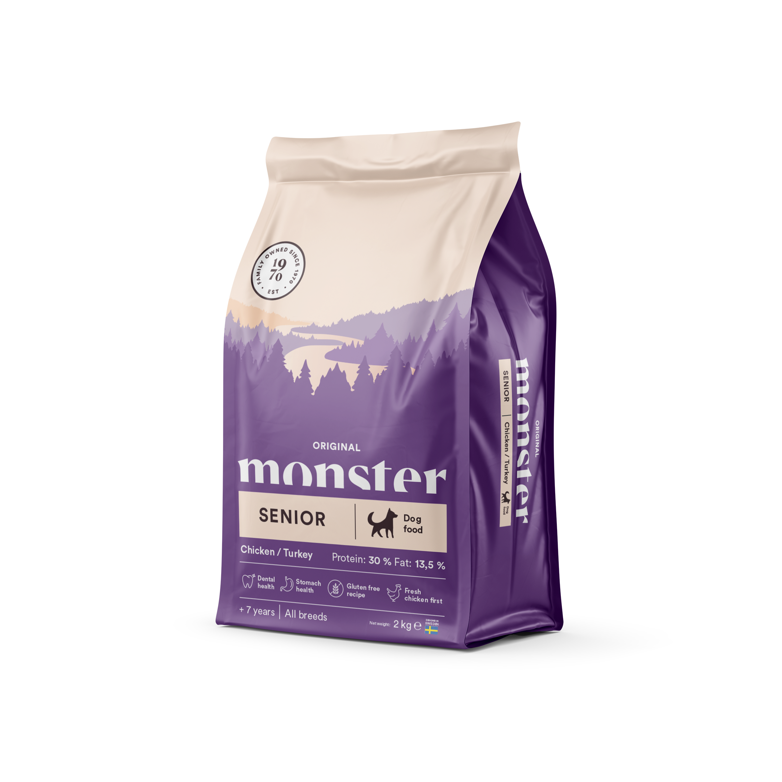 Monster Dog Original Senior Chicken/Turkey 2 kg