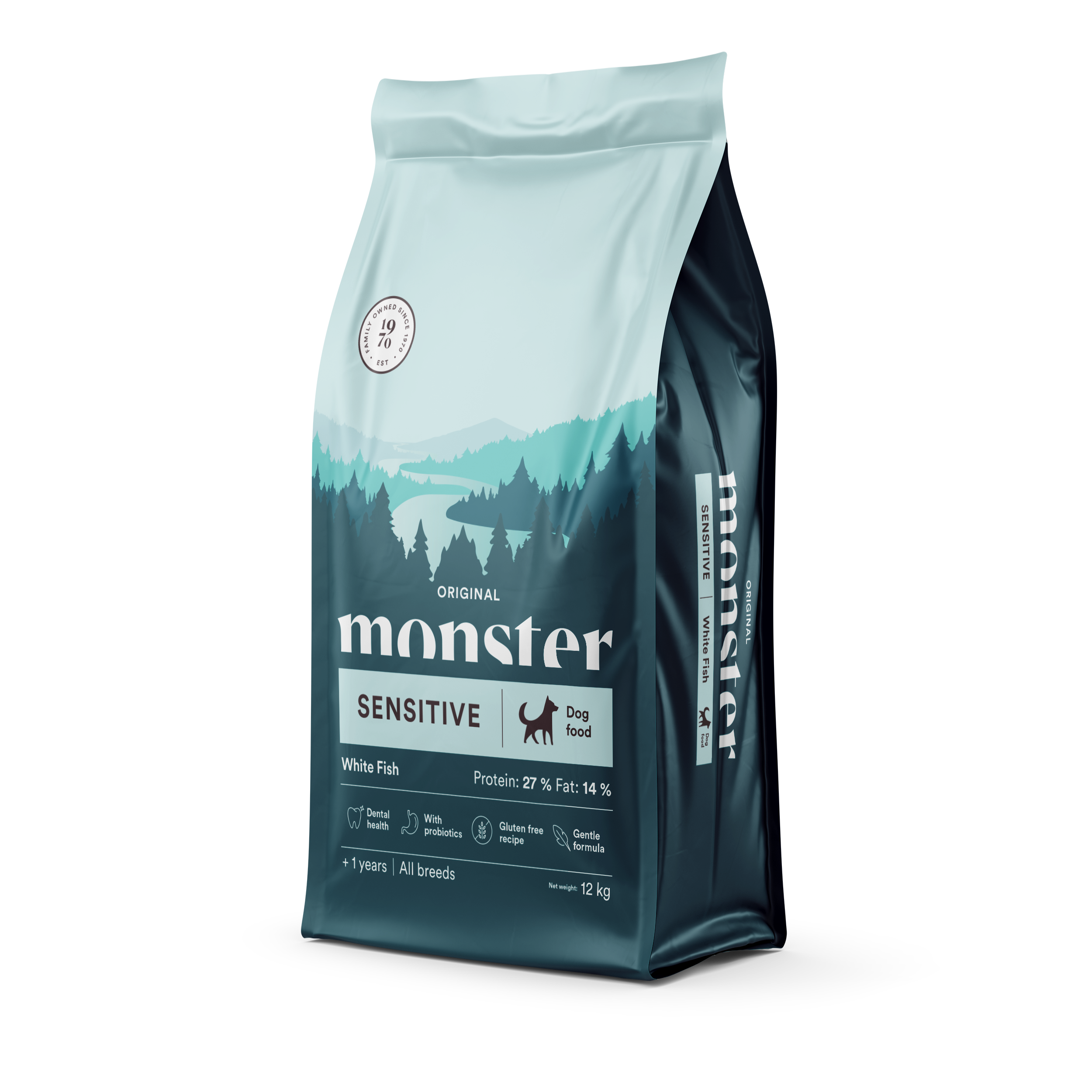 Monster Dog Original Sensitive White Fish 12 kg