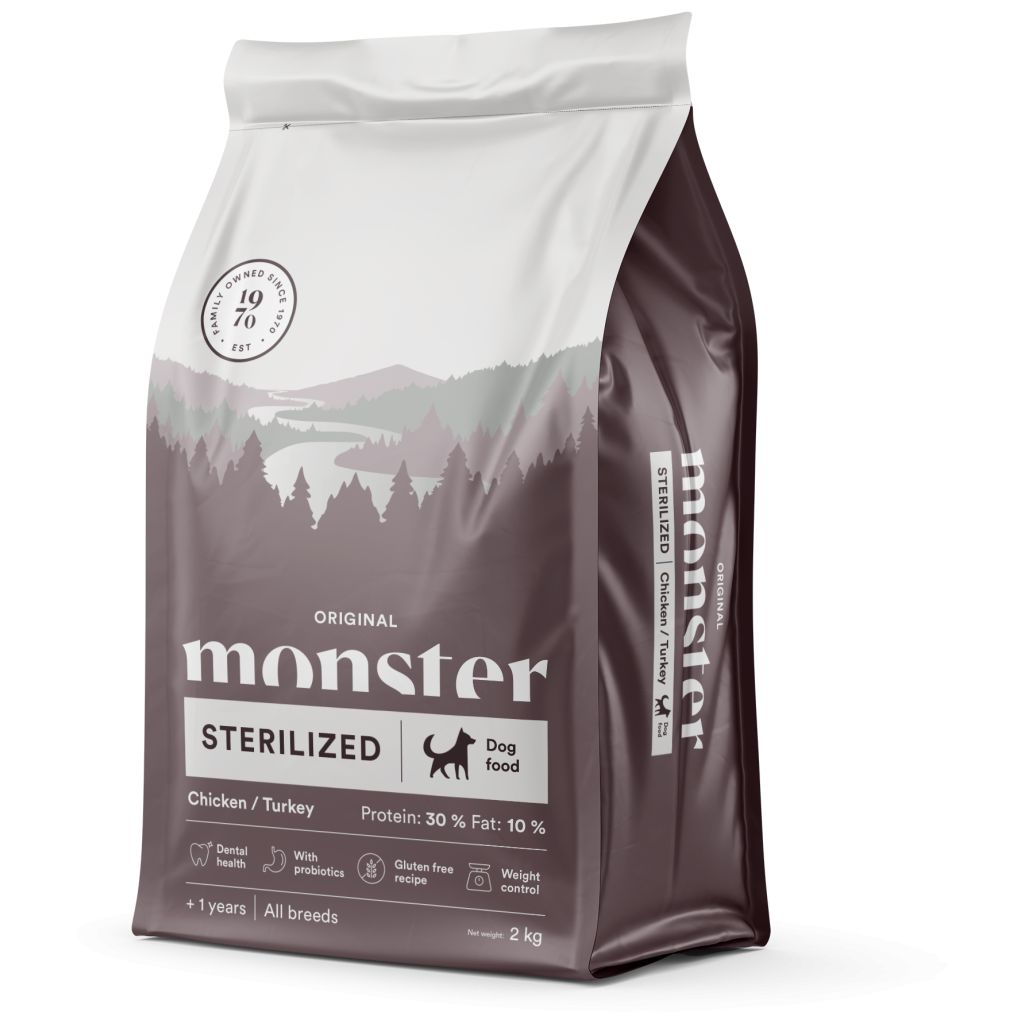 Monster Dog Original Sterilized Chicken/Turkey 2 kg