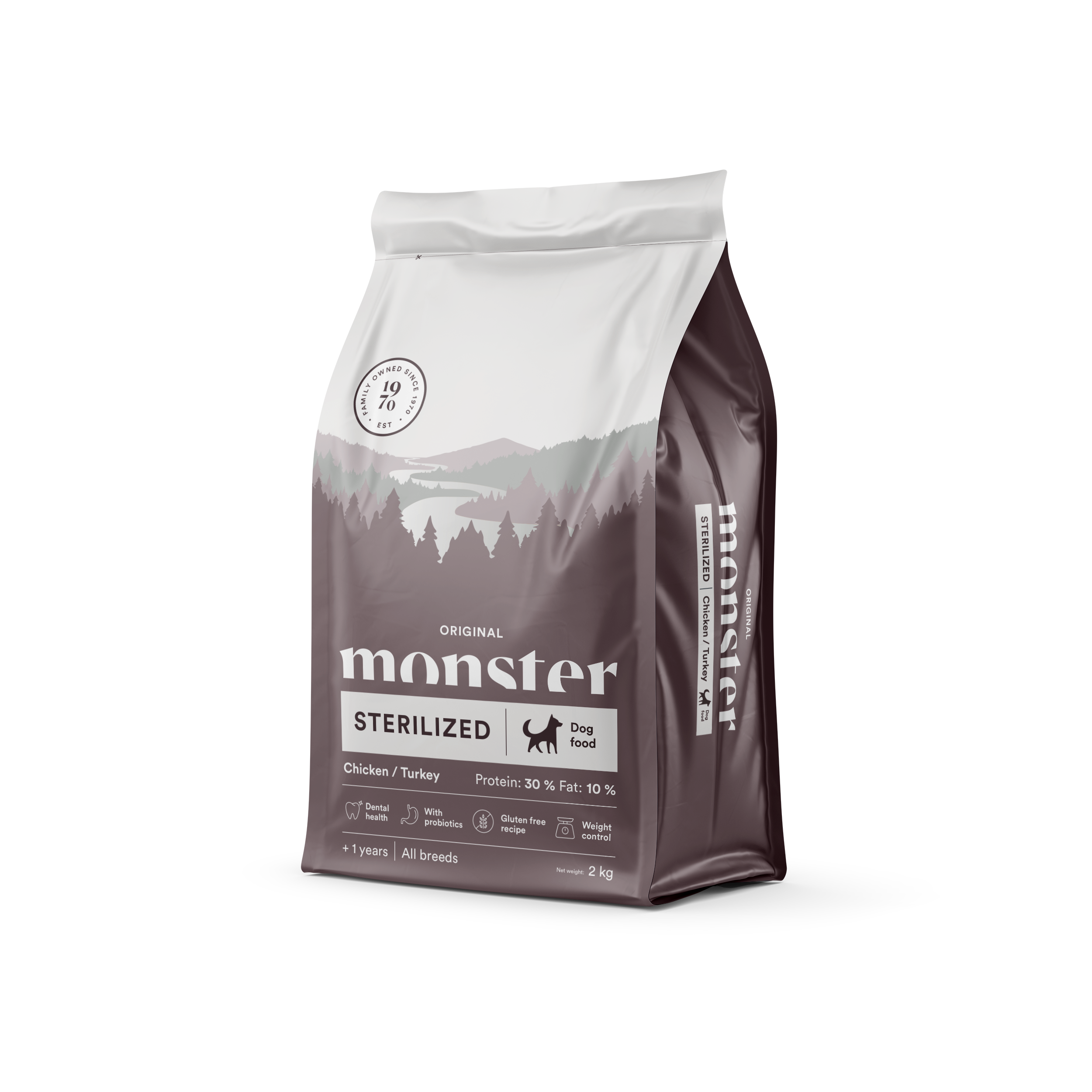Monster Dog Original Sterilized Chicken/Turkey 2 kg
