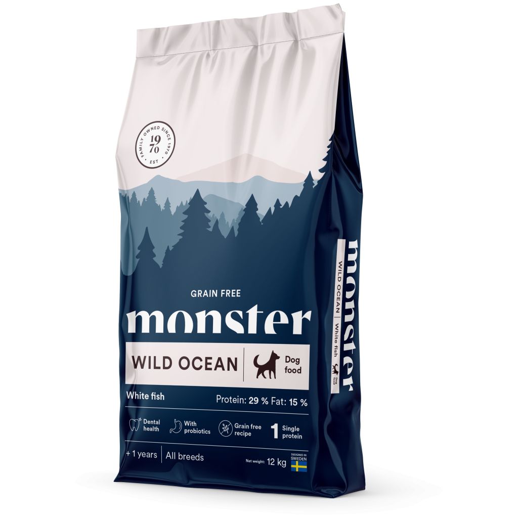 Monster Dog Grain Free Wild Ocean Sensitive 12 kg
