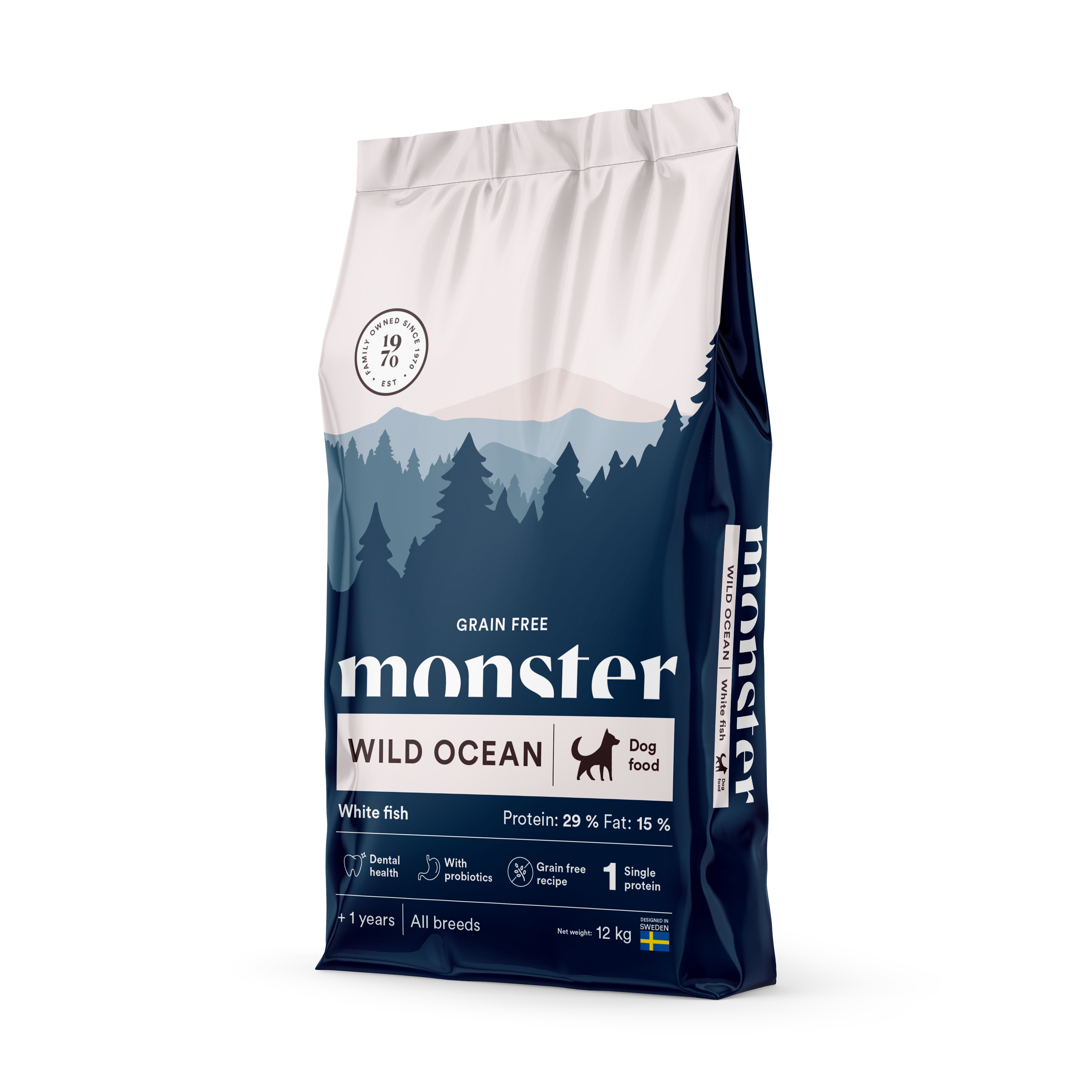 Monster Dog Grain Free Wild Ocean Sensitive 12 kg Monster Dog Grain Free Wild Ocean Sensitive 12 kg