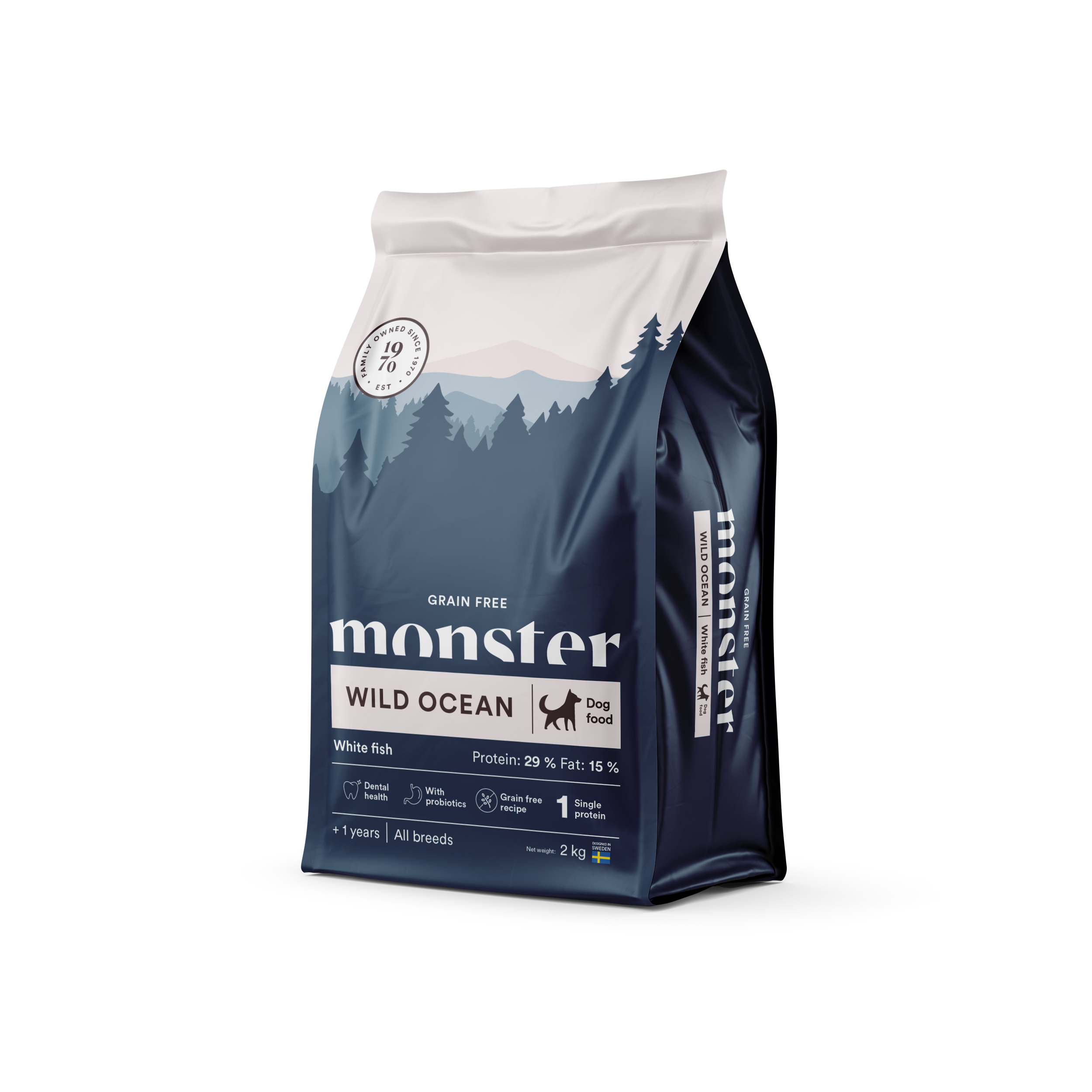 Monster Dog Grain Free Wild Ocean Sensitive 2 kg Monster Dog Grain Free Wild Ocean Sensitive 2 kg