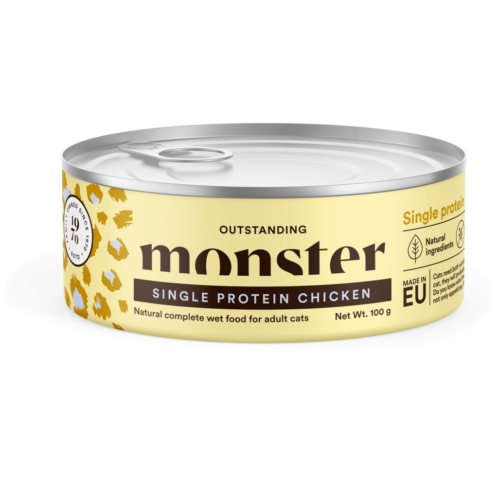 Monster Cat Adult Single Protein Chicken Can 100 g
