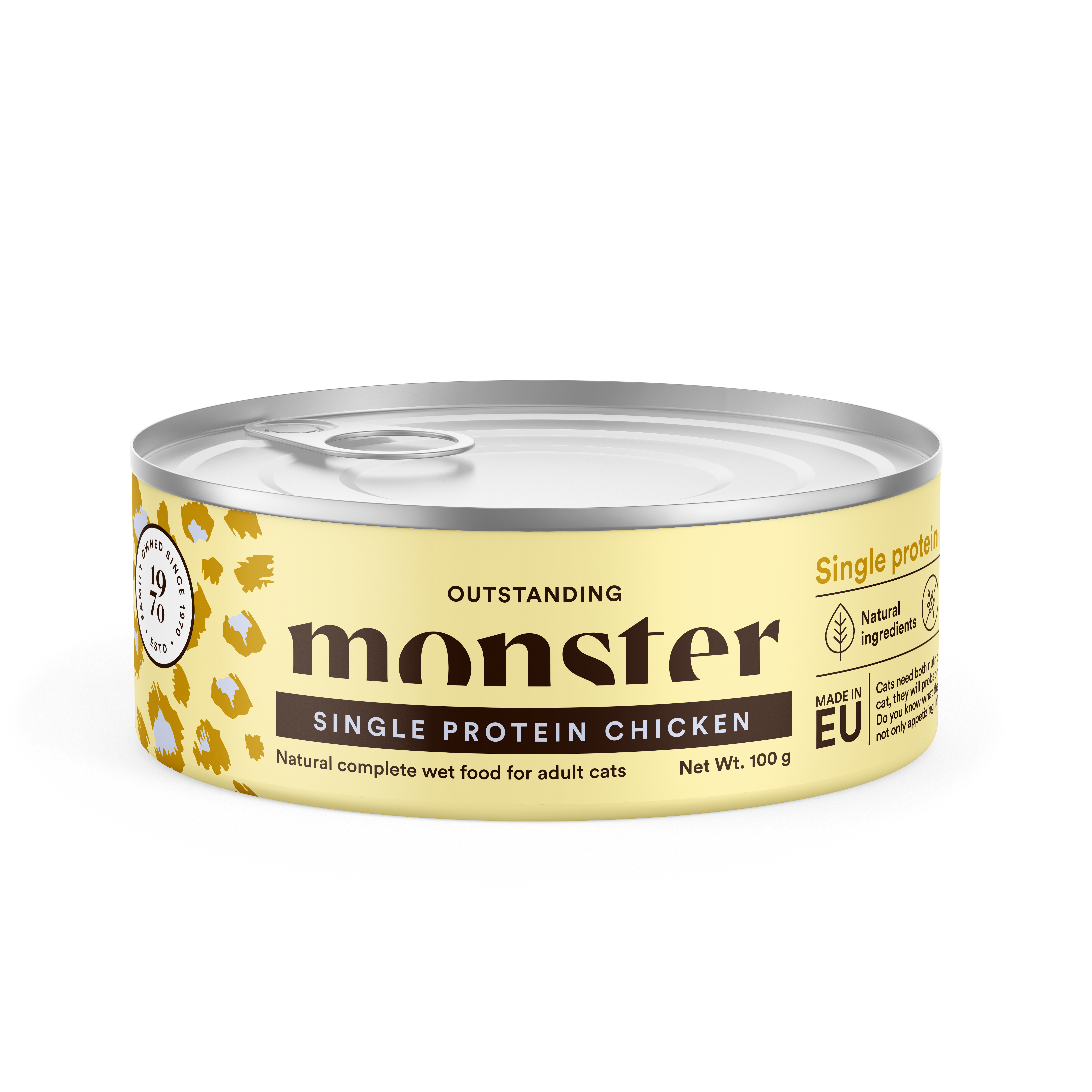 Monster Cat Adult Single Protein Chicken Can 100 g Monster Cat Adult Single Protein Chicken Can 100 g