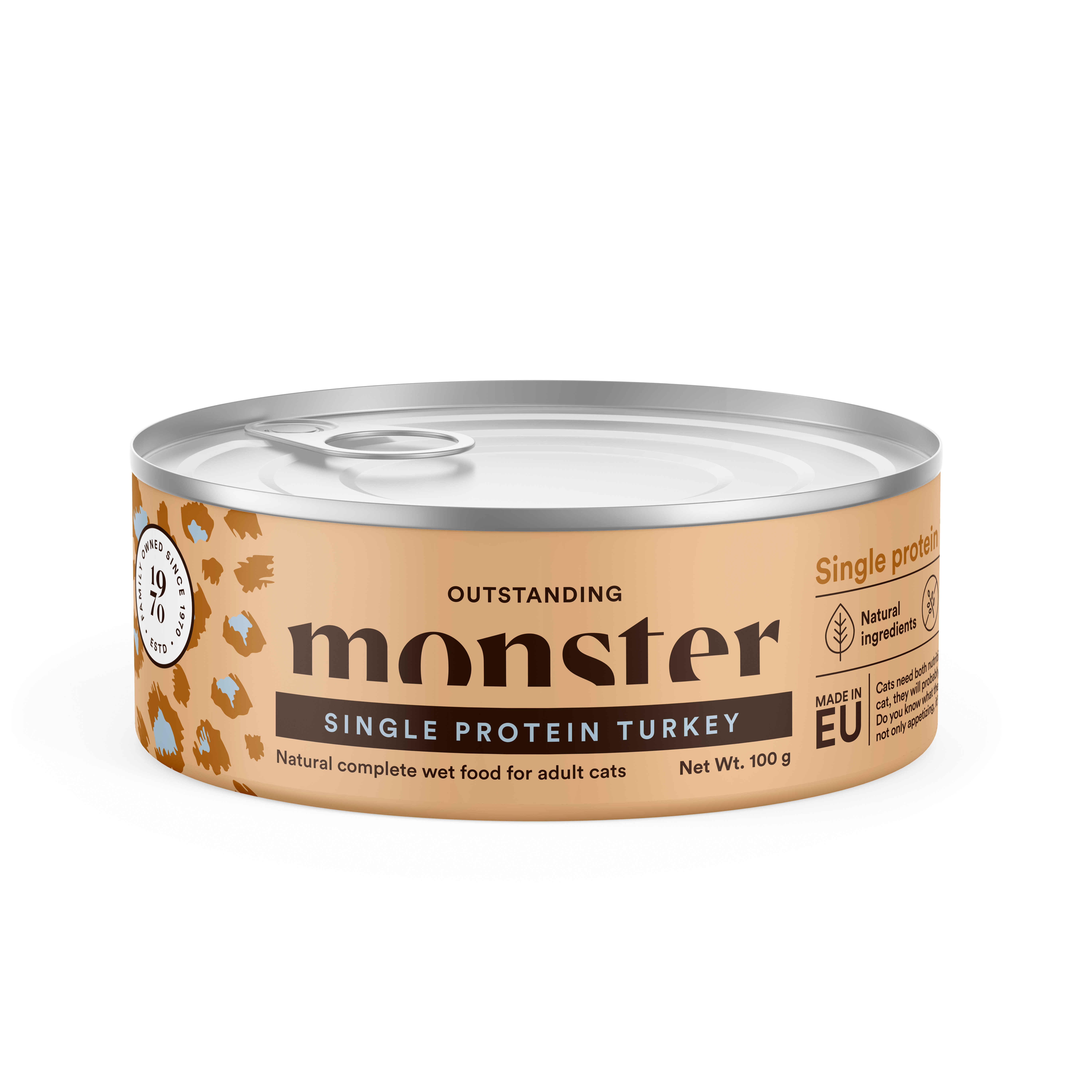 Monster Cat Adult Single Protein Turkey Can 100 g
