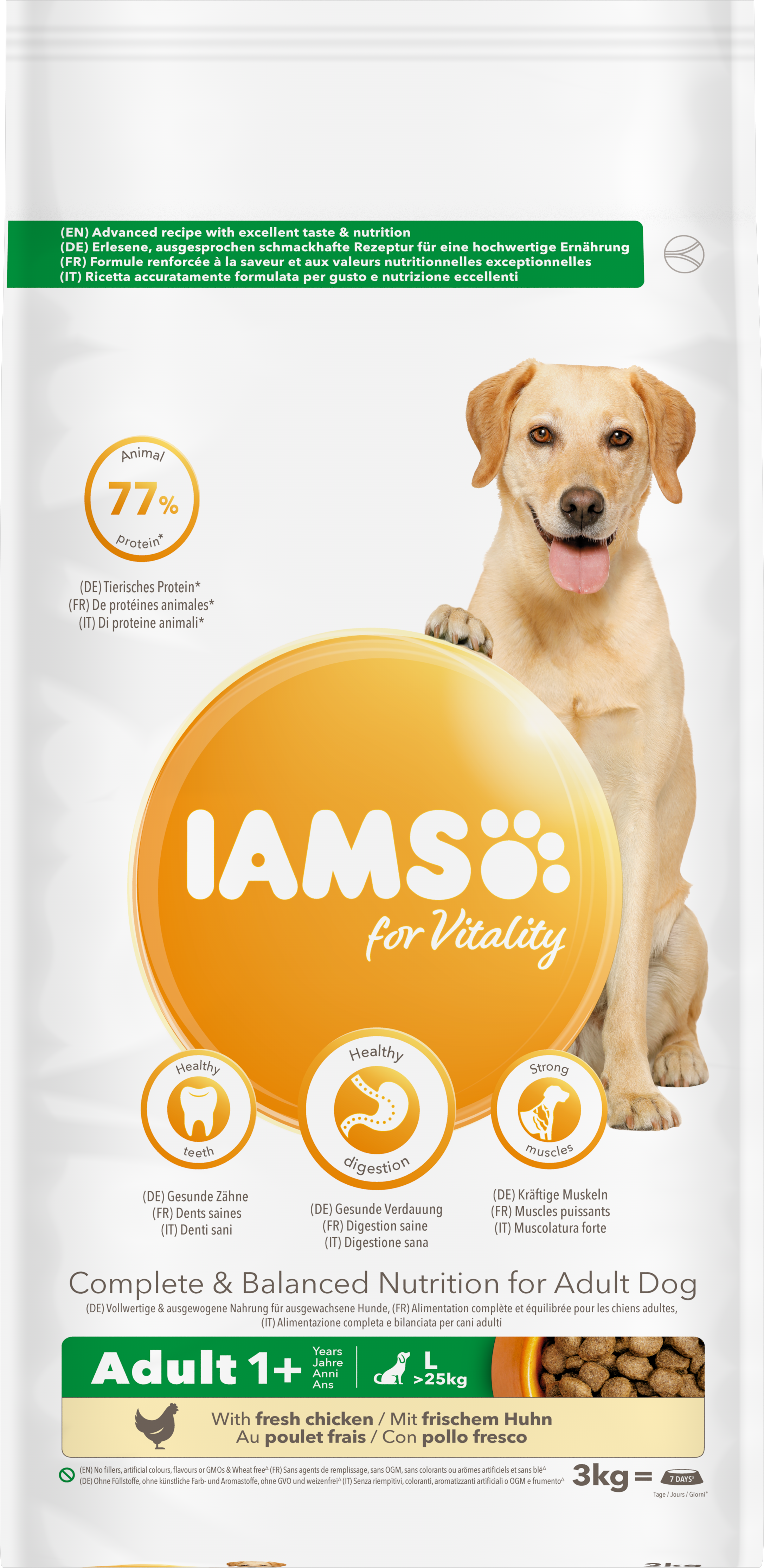 723300_Iams Dog Adult Large 3 kg front