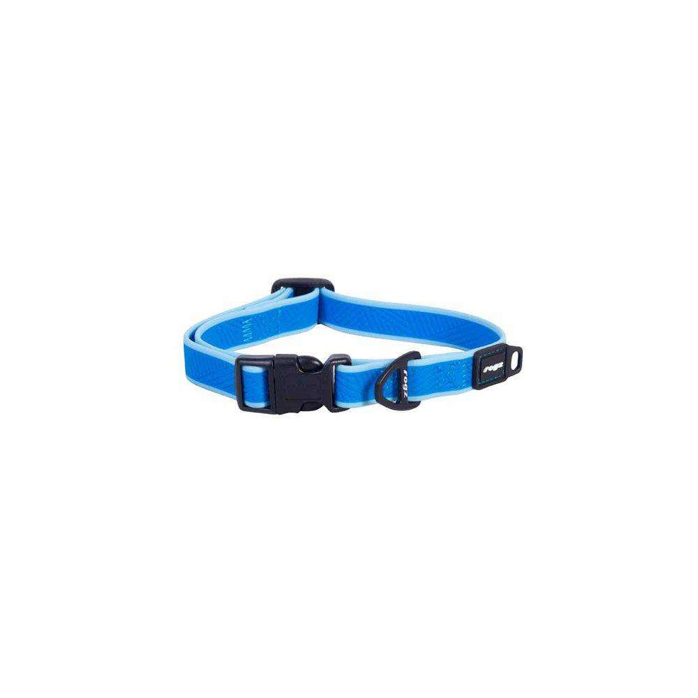 Rogz Amphibian Halsband XL Blå 43-70cm